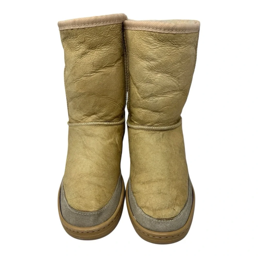 UGG‎ 🚨Australia 🤎Classic❄️ Y2k Tasman Lined Pure Wool Boots Beige Tan Suede 7